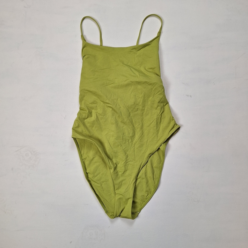 Everlane Lime Green One Piece Swimsuit